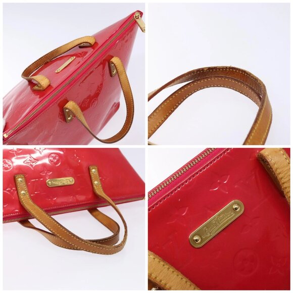LOUIS VUITTON Monogram Vernis Bellevue PM Hand Bag Rose Pop M93669 Auth gh731 - Picture 16 of 16